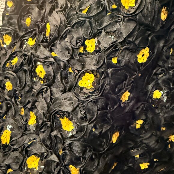 Victor Costa Vintage RARE Strapless / Halter Convertible Dress –Ribbon Rosette - Picture 7 of 15